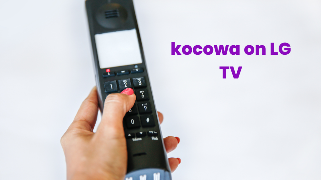 kocowa on LG TV